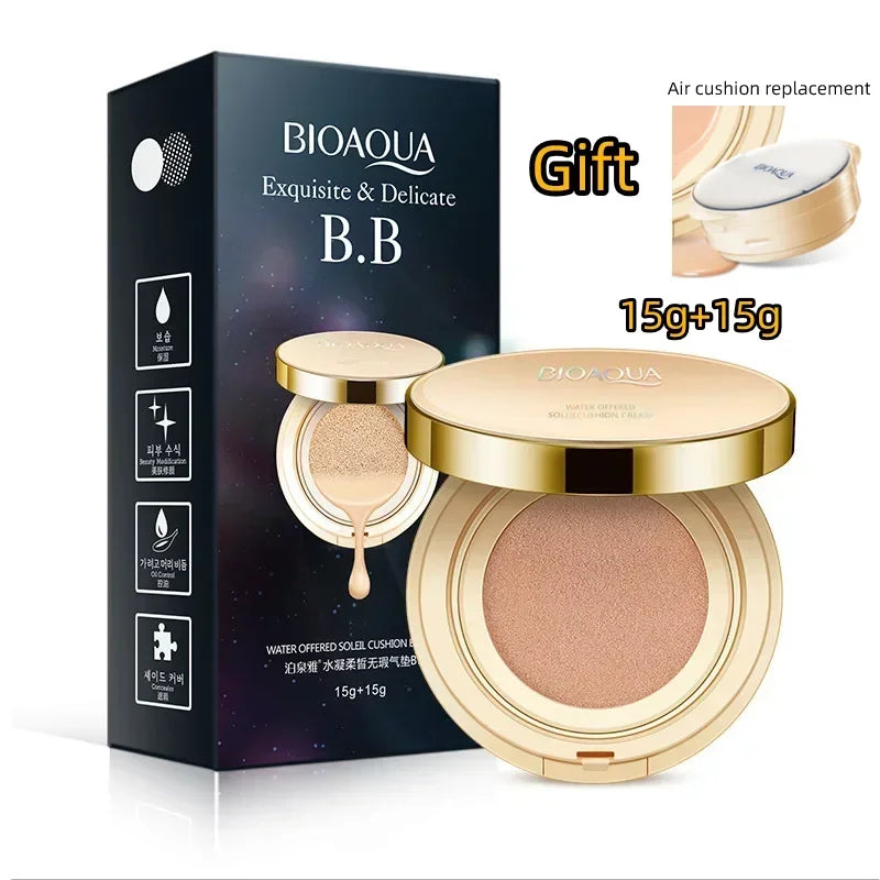 BB Air Cushion Foundation CC Cream Concealer Whitening Long Lasting Waterproof Moisturize Brighten Oil-control Makeup Cosmetics - AliExpress 66