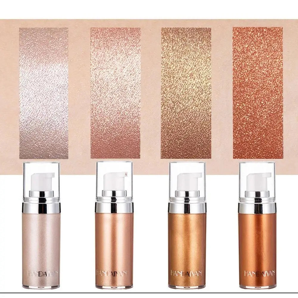 Long Lasting Liquid Highlighter Makeup Cream For Face Body Shimmer Glow Smooth Shine Cosmetics Foundation Enhancer - AliExpress 66