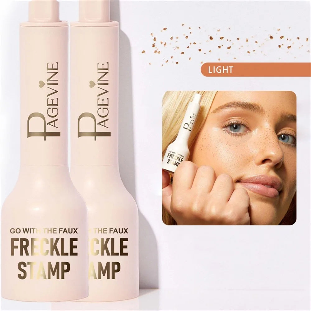 Facial Freckle Stamp Pencil,Natural Makeup for Freckles,Dark Spots, Moles,Waterproof,not easy to fade Concealer,Feminine Contour