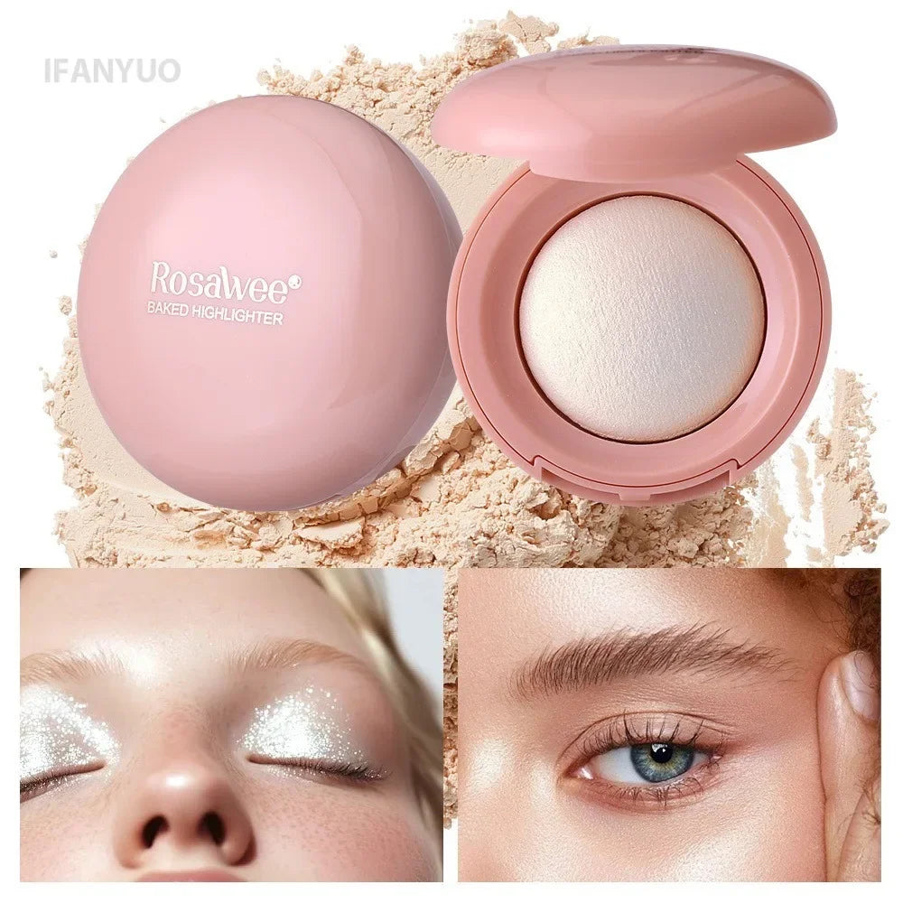 6 Colors 3D Face Brighten Highlighter Smooth Texture Face Contour Pearlescent Shimmer Highlighter Palette Concealer Makeup Tool - AliExpress 66