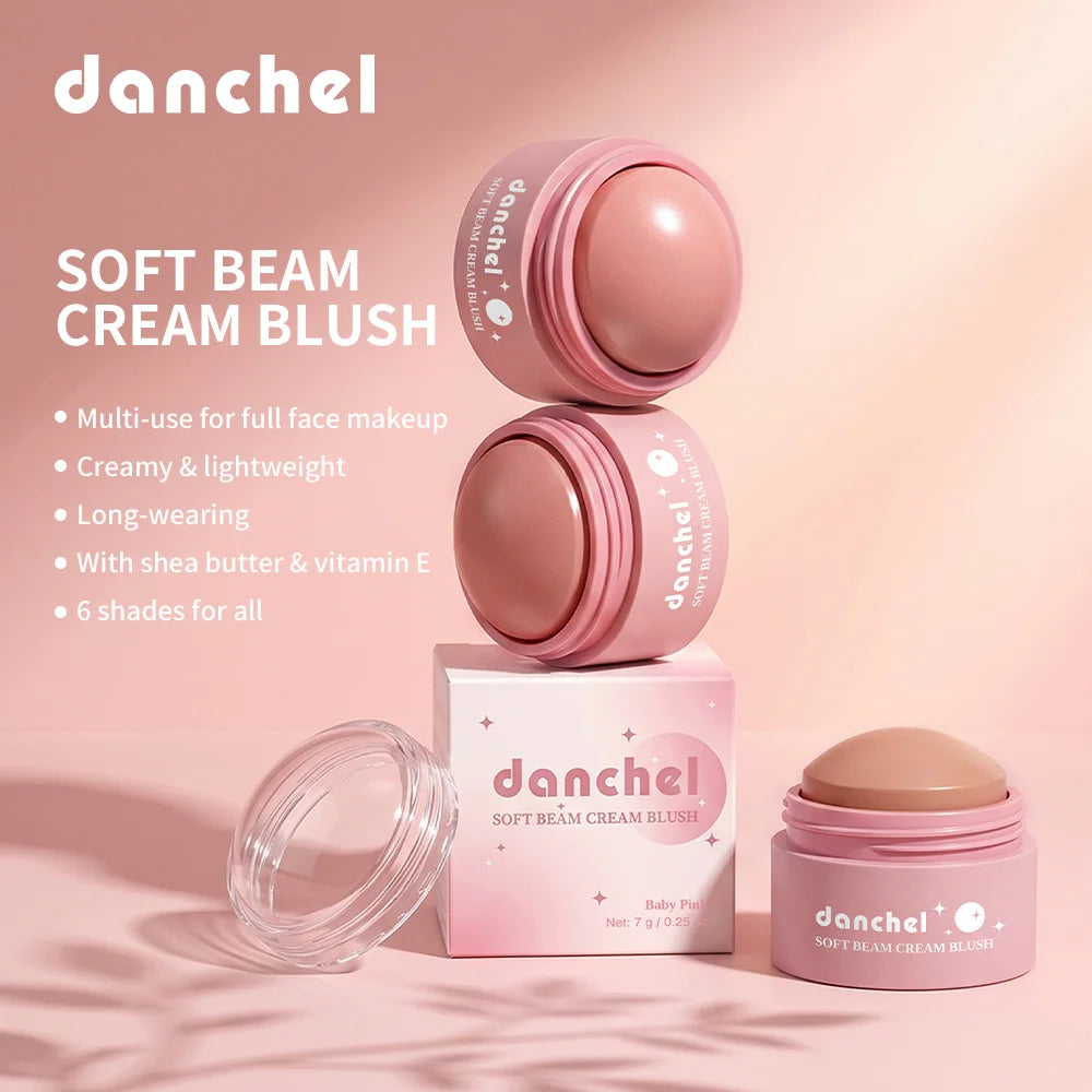 Soft Cream Blush Makeup Long-Wearing Smooth Creamy Texture Pigmented Multi-Use Blushes for Cheek Lips Eyes Cosmetics Natural Fin - AliExpress 66