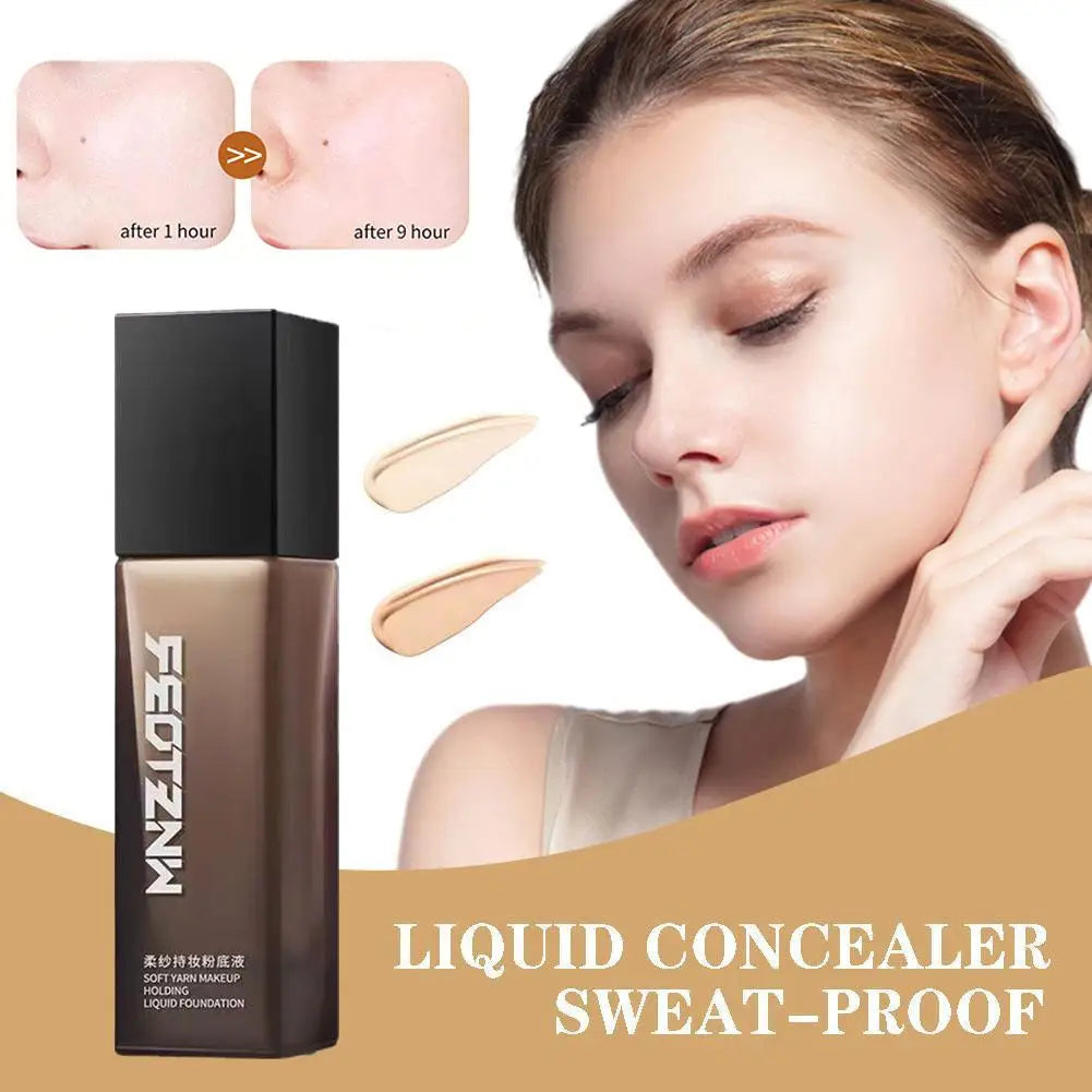 Soft Yarn Makeup Holding Foundation Liquid Foundation Matte Concealer Waterproof Moisturizing Air Cushion Female Base Makeup - AliExpress 66
