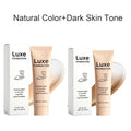 Luxe Temperature Changing Foundation Set Long Wear Liquid Makeup Skin Tone Adaptive Lightweight Natural Glow 30g SPF 50