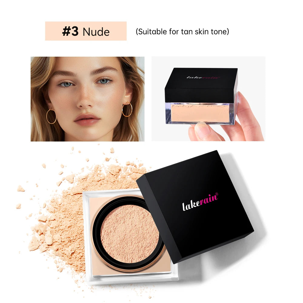 Loose Baking&Setting Powder and Puff Long Lasting Waterproof Oil Control Matte Setting Powder Natural Brightening Face Cosmetics - AliExpress 66