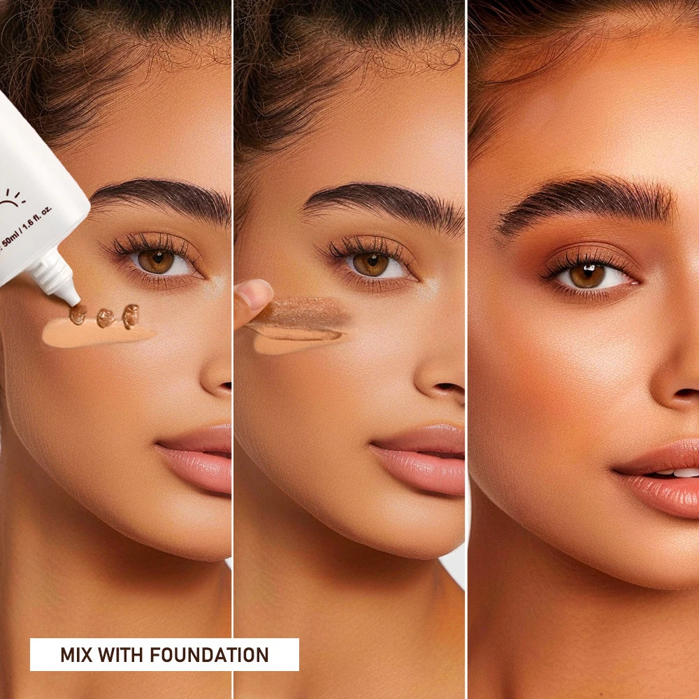 Bronzer Highlighter Drops Brightening Complexion And Contouring Facial Highlighter Mix Foundation Or Moisturizer Makeup Primer - AliExpress 66