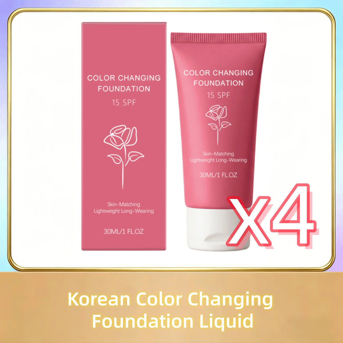 Korean Color Changing Foundation Liquid Automatically Adjusting Skin Tone Conceal Facial Skin Fine Flaw Daily Facial Makeup Base - AliExpress 66