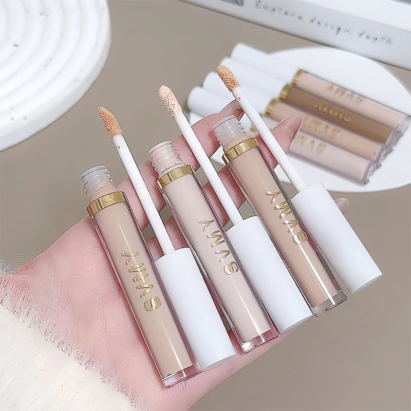 Ivory White Liquid Concealer Moisturizing Waterproof Brightening Concealer Cream Lasting Cover Spot Dark Circles Face Makeup - AliExpress 66