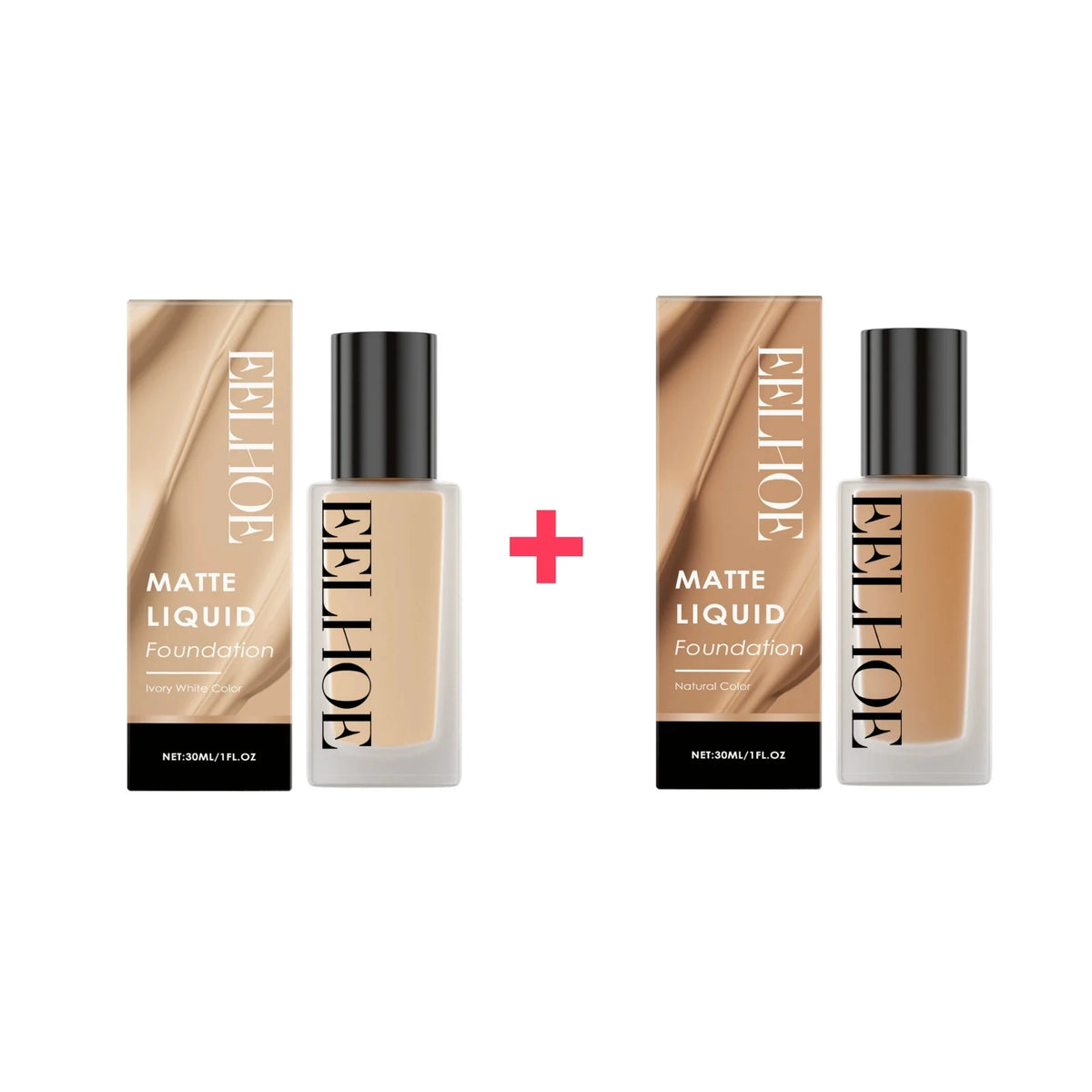Eelhoe Matte Liquid Foundation Series Long Lasting Waterproof Not Easy to Remove Full Cover No Transfer Makeup Base Concealers - AliExpress 66