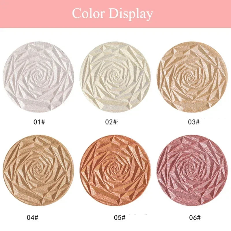 6 Colors Diamond Highlighter Powder Palette Glitter Face Contour Brighten Makeup Shimmer Ultra-concentrated Illuminate Cosmetic - AliExpress 66