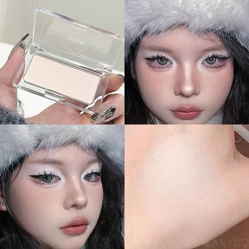 Long-Lasting Matte White Highlighter Brighten Palette Monochrome Eyeshadow Contour Highlight Makeup Naturally Nose Shadow Powder - AliExpress 66