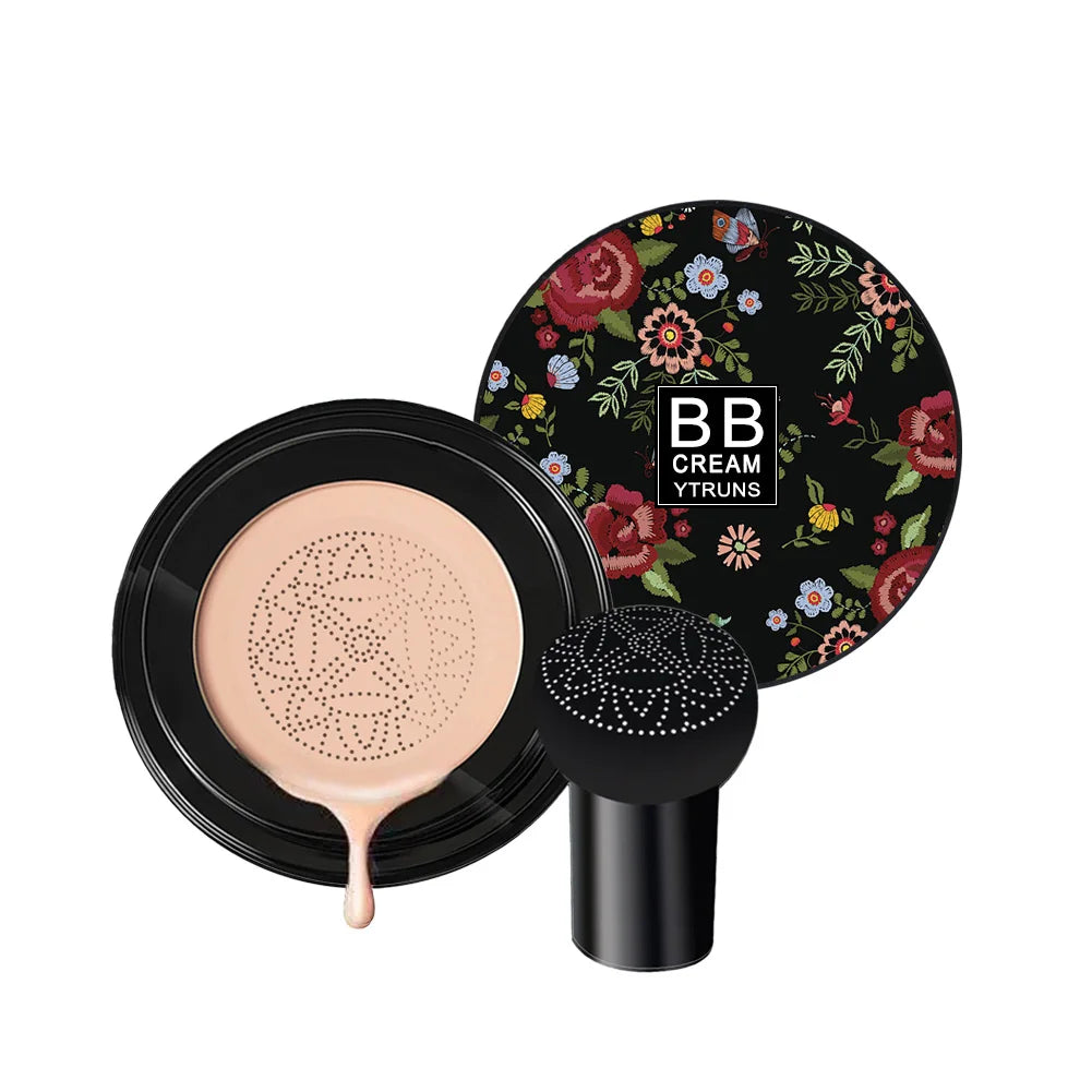 Mushroom Head Air Cushion BB Cream, Moisturizing Concealer Foundation, Brightening Natural Nude Makeup with Mushroom Puff - AliExpress 66