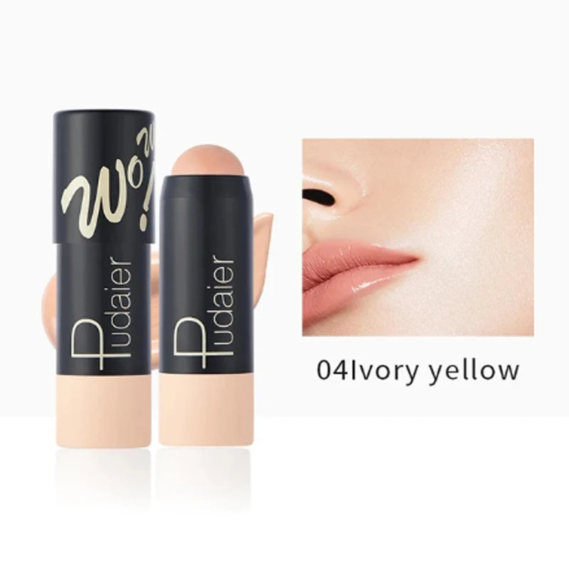 Full Coverage Lightweight Foundation Stick Contour Face Makeup Lasting Nude Foundation Base Hide Blemish Bronzer - AliExpress 66