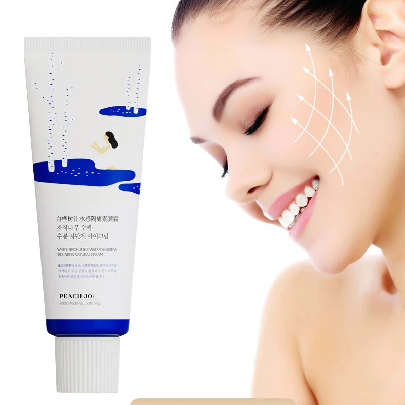 Peach Jo+ Birch Sap Primer Face Cream, Lightweight Daily Moisturizer To Prep Skin, Natural Finish Cream For All Skin Types - AliExpress 66