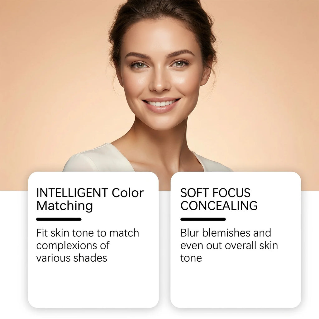 2026 Hot New Product 30ml Natural Warm Tone Foundation, Facial Evening Tone, Soft Makeup Finish, Long-Lasting Radiance, Delicate