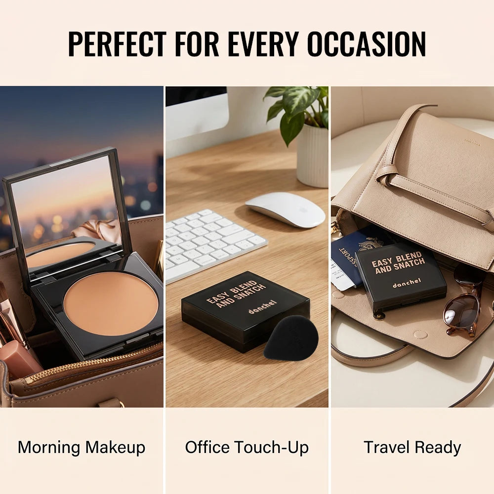 Pressed Brightening & Setting Powder 12h Oil Control Flawless Blurred Skin Brighten Lift Mild Formula Concealer Setting Powder - AliExpress 66