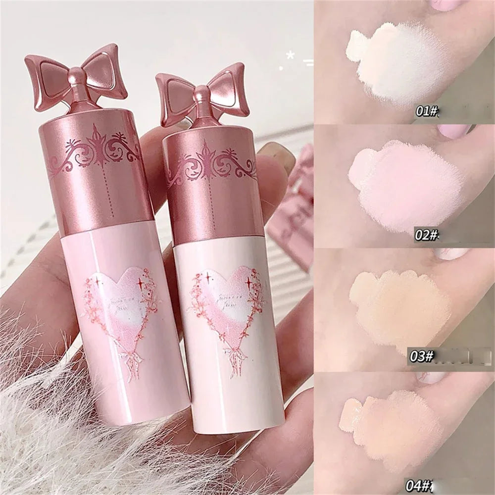 Lightweight Brightening Concealer Liquid, Matte Highlighter & Contour Stick, Natural Full Coverage Face Makeup for Dark Circles