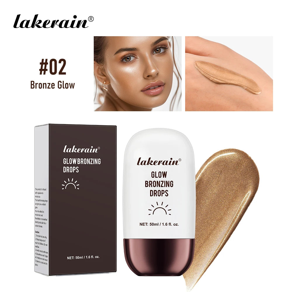 Bronzer Highlighter Drops Brightening Complexion And Contouring Facial Highlighter Mix Foundation Or Moisturizer Makeup Primer - AliExpress 66