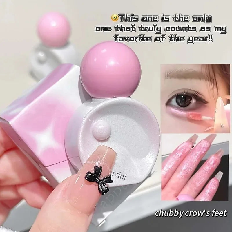 Shimmer Liquid Highlighter Face Contour Makeup Pearlescent Glow Radiant Brightening Lying Silkworm Liquid Highlighter Eye Makeup - AliExpress 66
