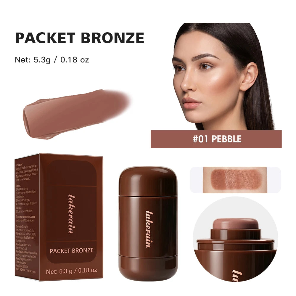 Cream Bronzer Stick Portable Creamy Light Non Sticky Texture Easy Blend For Face Contour Shaping Bronzing Makeup - AliExpress 66