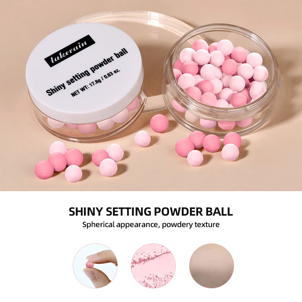 Pearl Ball Setting Powder Ball Face Ball Powder Matte Translucent Setting Powder Cosmetics Oil-control Velvety Lasting Makeup - AliExpress 66