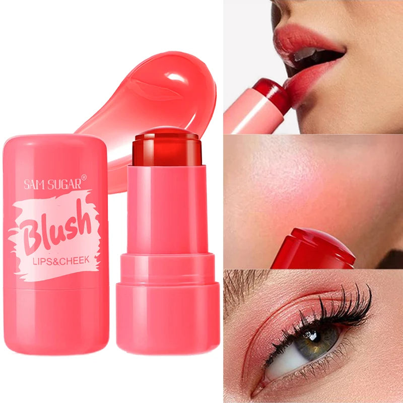 2 Color Jelly Brightening Blush Cream Long Lasting Natural Face Contour Blusher Stick Waterproof Everyday Korean Style Cosmetics - AliExpress 66