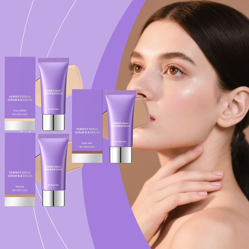 Moisturizing Serum BB Cream Concealer Lightweight Natural Base Makeup Oil Control Even Skin Tone Brightening Foundation Cosmetic - AliExpress 66