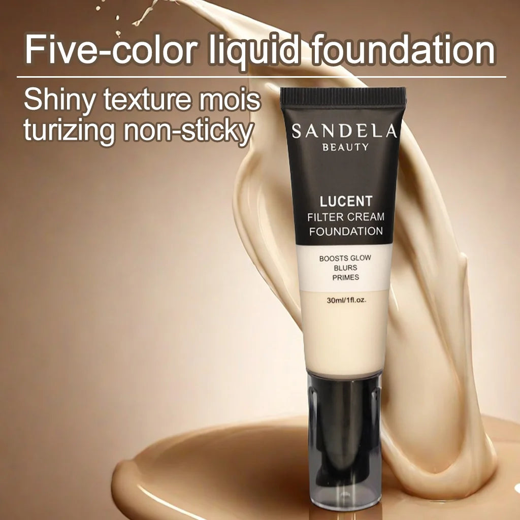 Sandela Foundation Tinted Moisturizer Liquid Foundation Makeup Face Make Up Concealer Waterproof - AliExpress 66