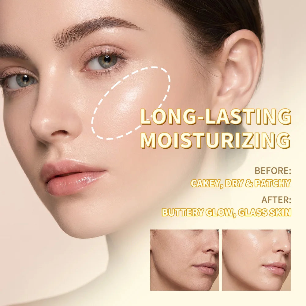 Melt Touch Ultra-Hydrating Primer Long-Lasting Hydration Correct Rough Pore Dewy Glass Effect Base Butter Moisturising Primer