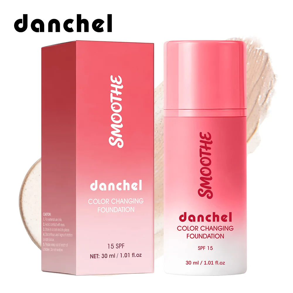 Color Changing Foundation Long-Lasting Full Coverage Liquid Foundation Adapts Skin Tone Sun Protection Natural Finish Face Makeu - AliExpress 66