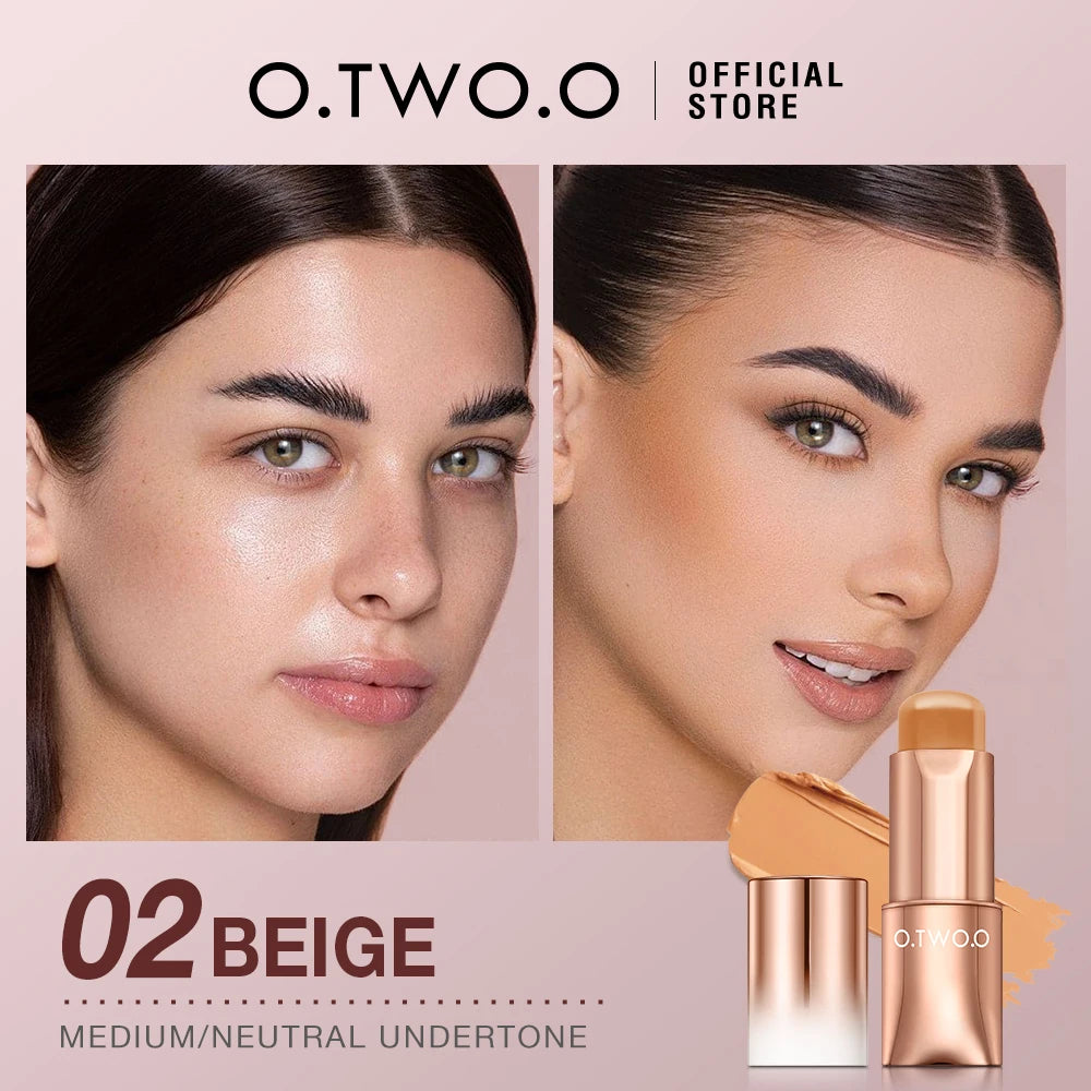 O.TWO.O Contour Stick Cream Long-wear Lightweight Brighten Stick Easy to Sculpt Face Concealer Bronzer Contouring Makeup Pen - AliExpress 66