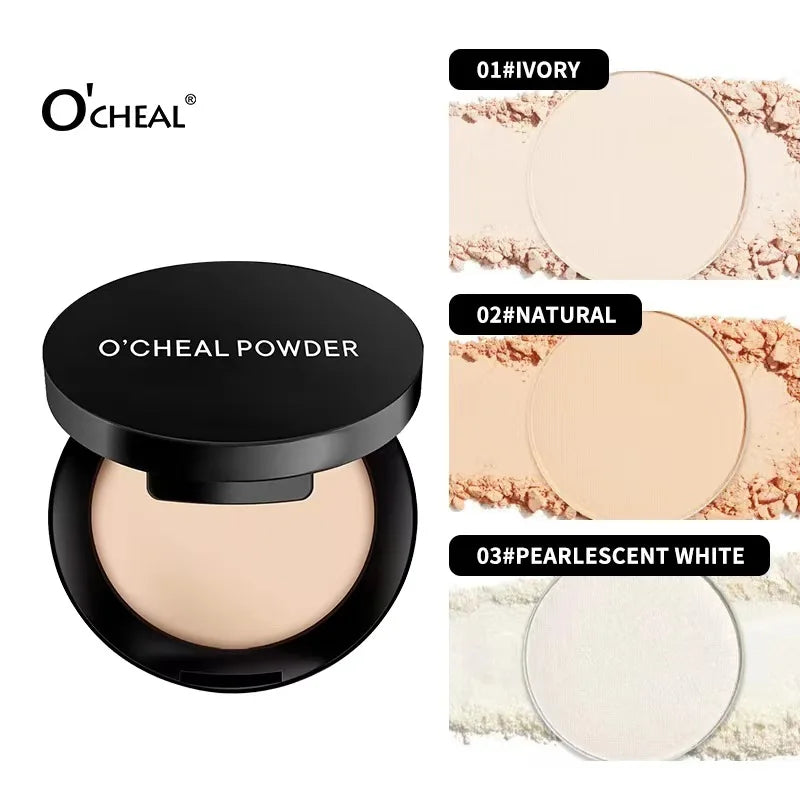 OCHEAL Concealer Contour Powder Oil Control Hydrating Setting Foundation Waterproof Sweatproof Sheer MatteCompact for Women Girl - AliExpress 66