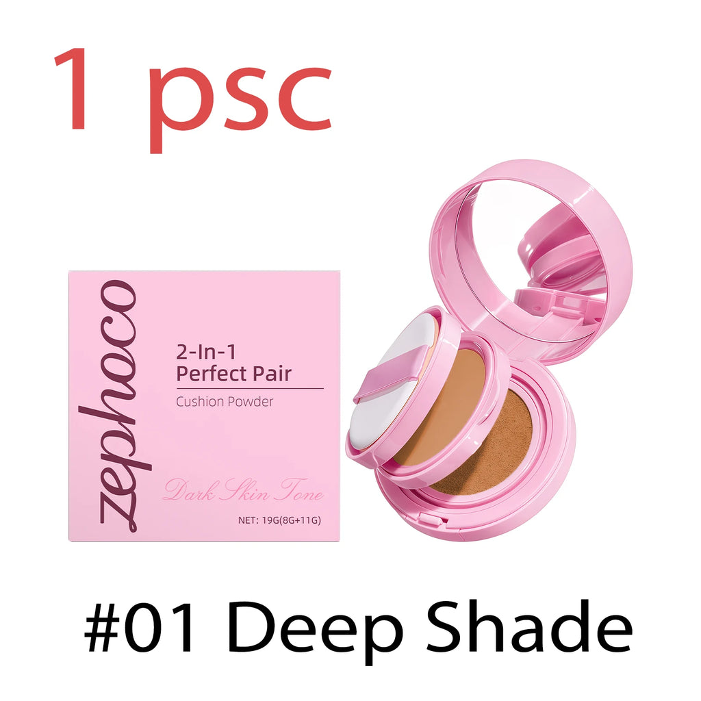 Cushion Foundation Oil Control Long Lasting Buildable Coverage Natural Finish Lightweight Portable 3 Shades - AliExpress 66