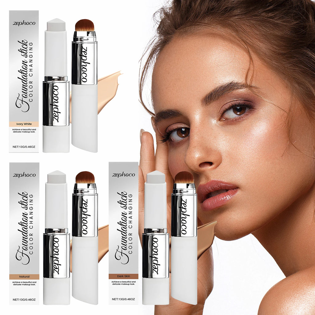 Color Changing Concealer Foundation Stick Lightweight Hydrating Brightening Matte Clear Creamy Smooth Pore Filler Fine Line 13g - AliExpress 66