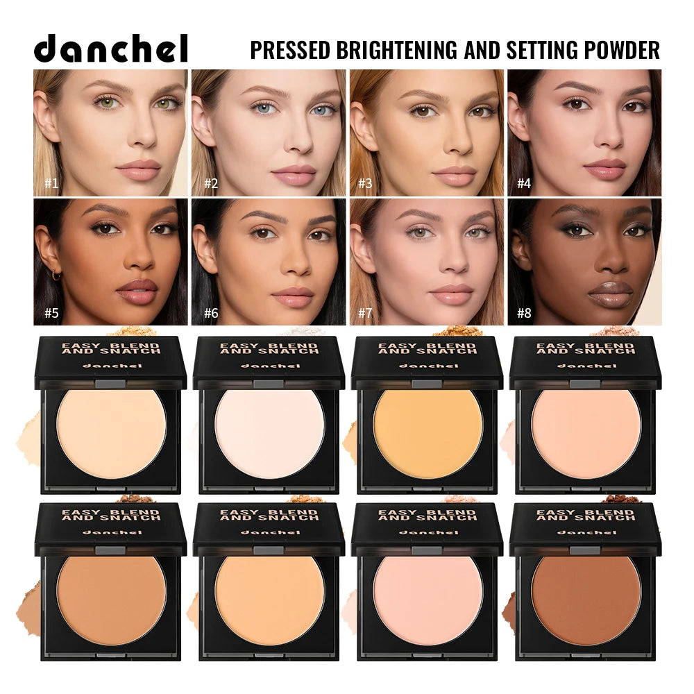 Pressed Brightening & Setting Powder 12h Oil Control Flawless Blurred Skin Brighten Lift Mild Formula Concealer Setting Powder - AliExpress 66