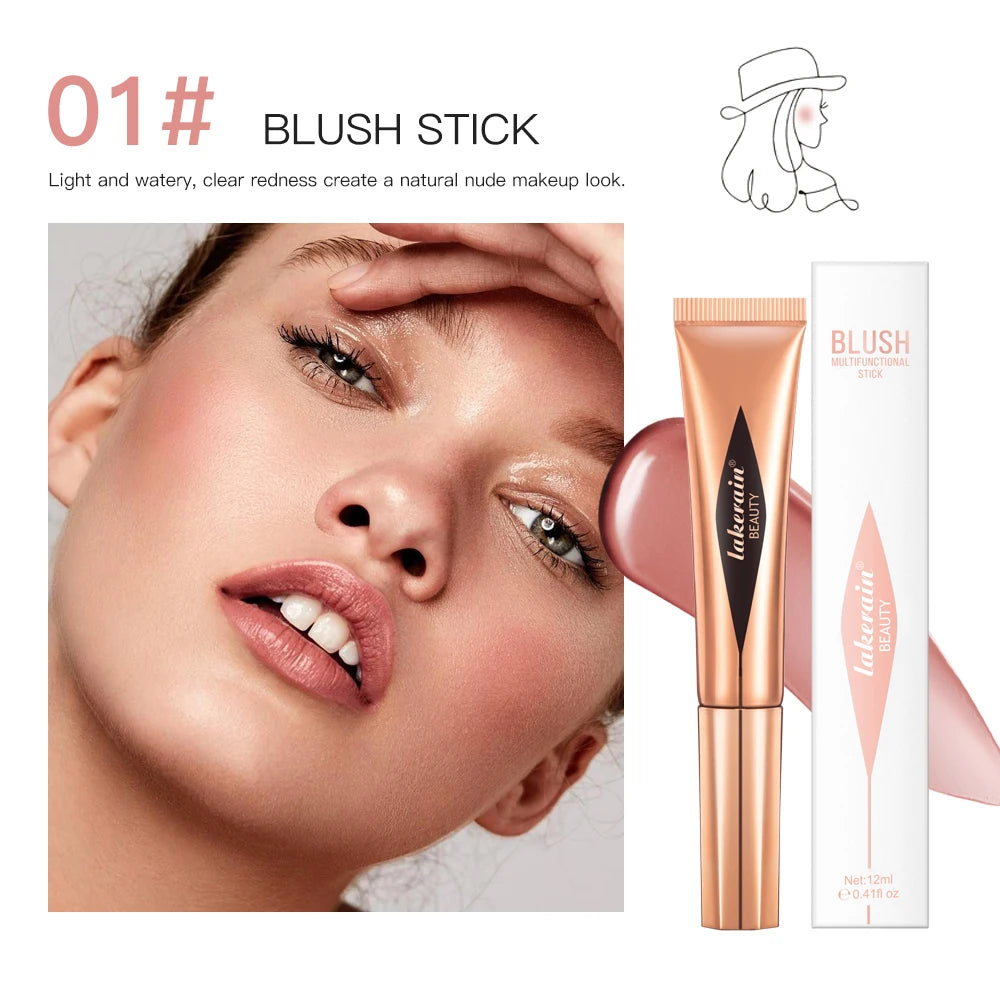 Multi-use Stick Bronzer Blusher Beauty Highlighter Blush Liquid Face Bronzer Natural Contouring Wand Stick Applicator Makeup - AliExpress 66