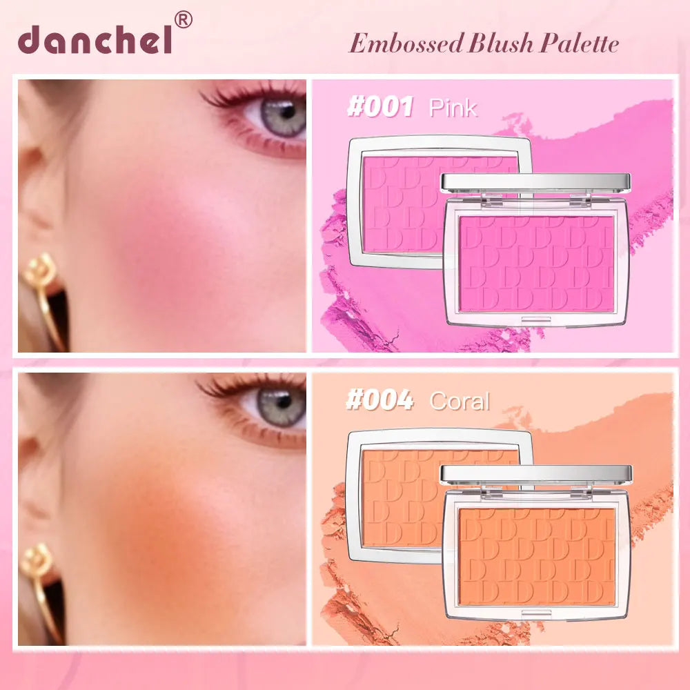 Matte Peach Blush Palette Natural Contouring 5 Shades