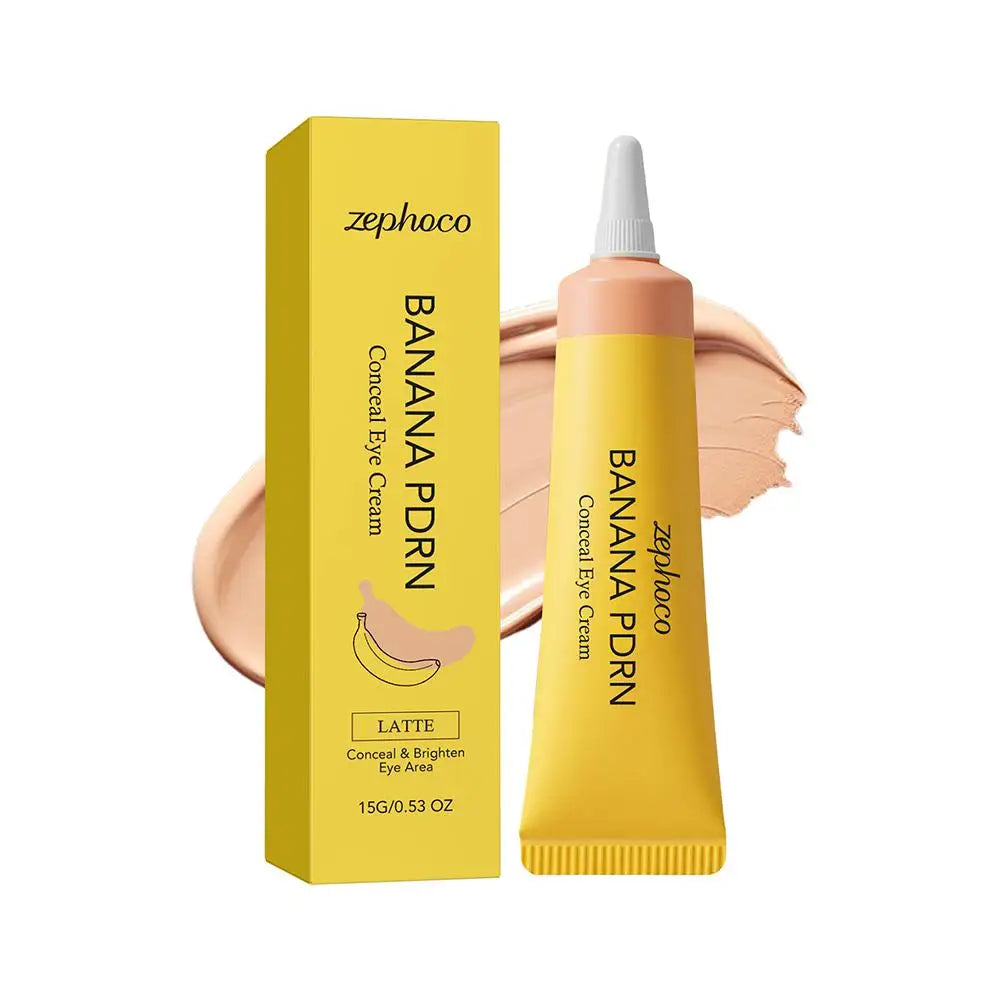 Premium Dark Circles Eye Concealer Banana Pdrn Cover Blemishes Brightener Lightweight Non-sticky Under-Eye Concealer Moisturizer