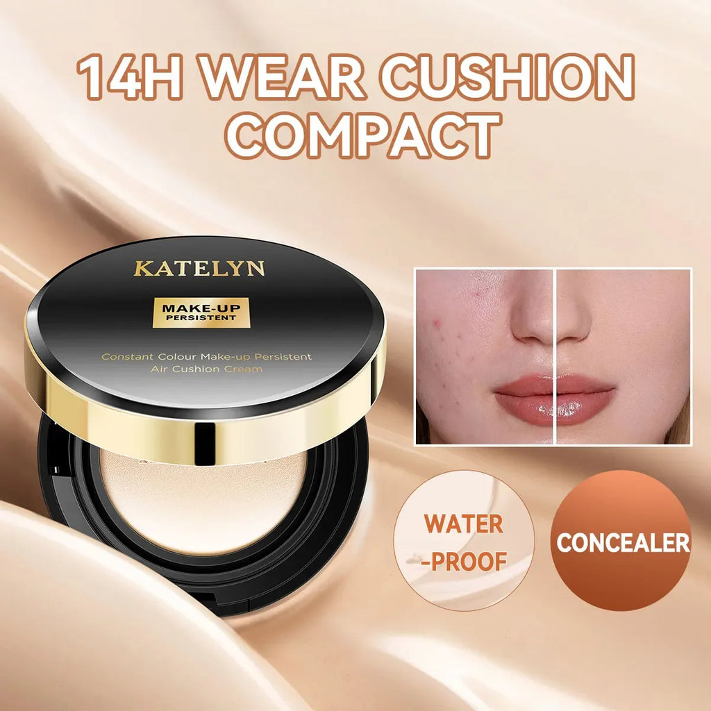 Face Foundation Liquid Moisturizing & Refreshing BB Cream Oil-Control Air Cushion Concealer Summer Korean Makeup Foundation
