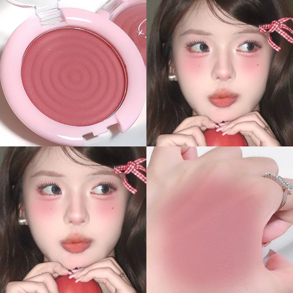 Whirlpool Blush Powder Palette Matte Low Saturation Rubber Grey Pink Expanding Color Buildable Brighten Highlight Natural Makeup - AliExpress 66