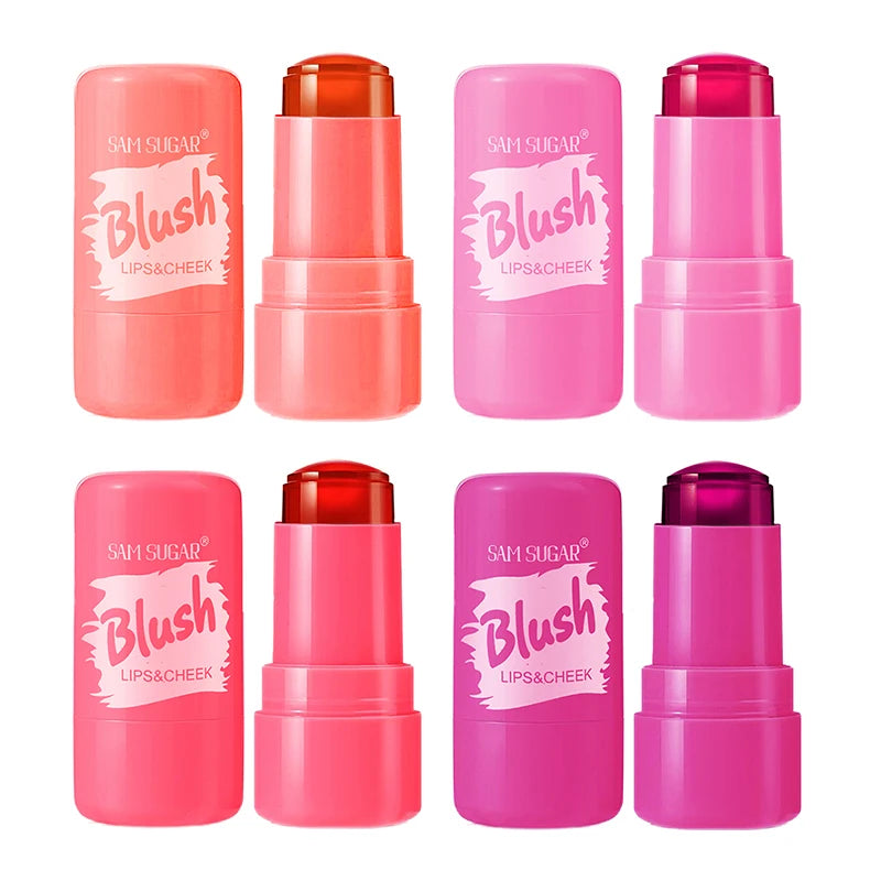 2 Color Jelly Brightening Blush Cream Long Lasting Natural Face Contour Blusher Stick Waterproof Everyday Korean Style Cosmetics - AliExpress 66