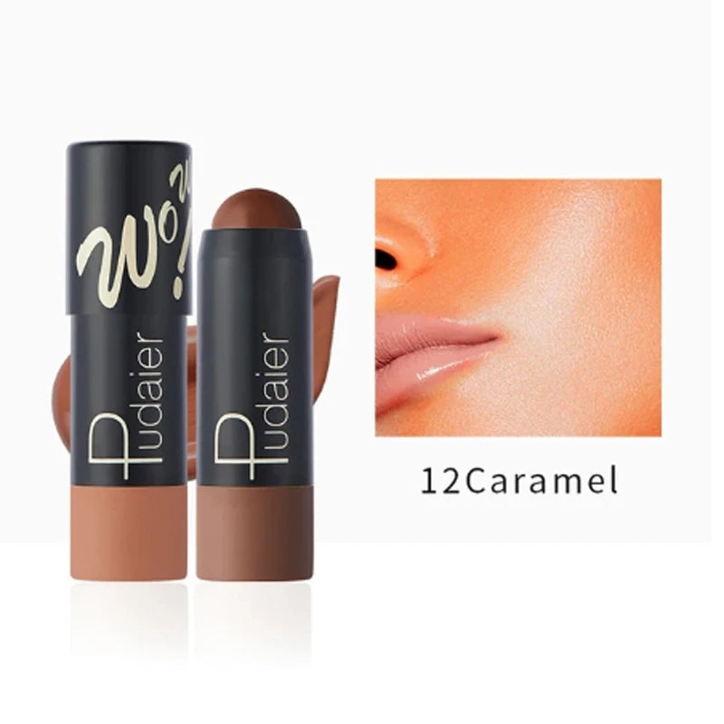 Full Coverage Lightweight Foundation Stick Contour Face Makeup Lasting Nude Foundation Base Hide Blemish Bronzer - AliExpress 66