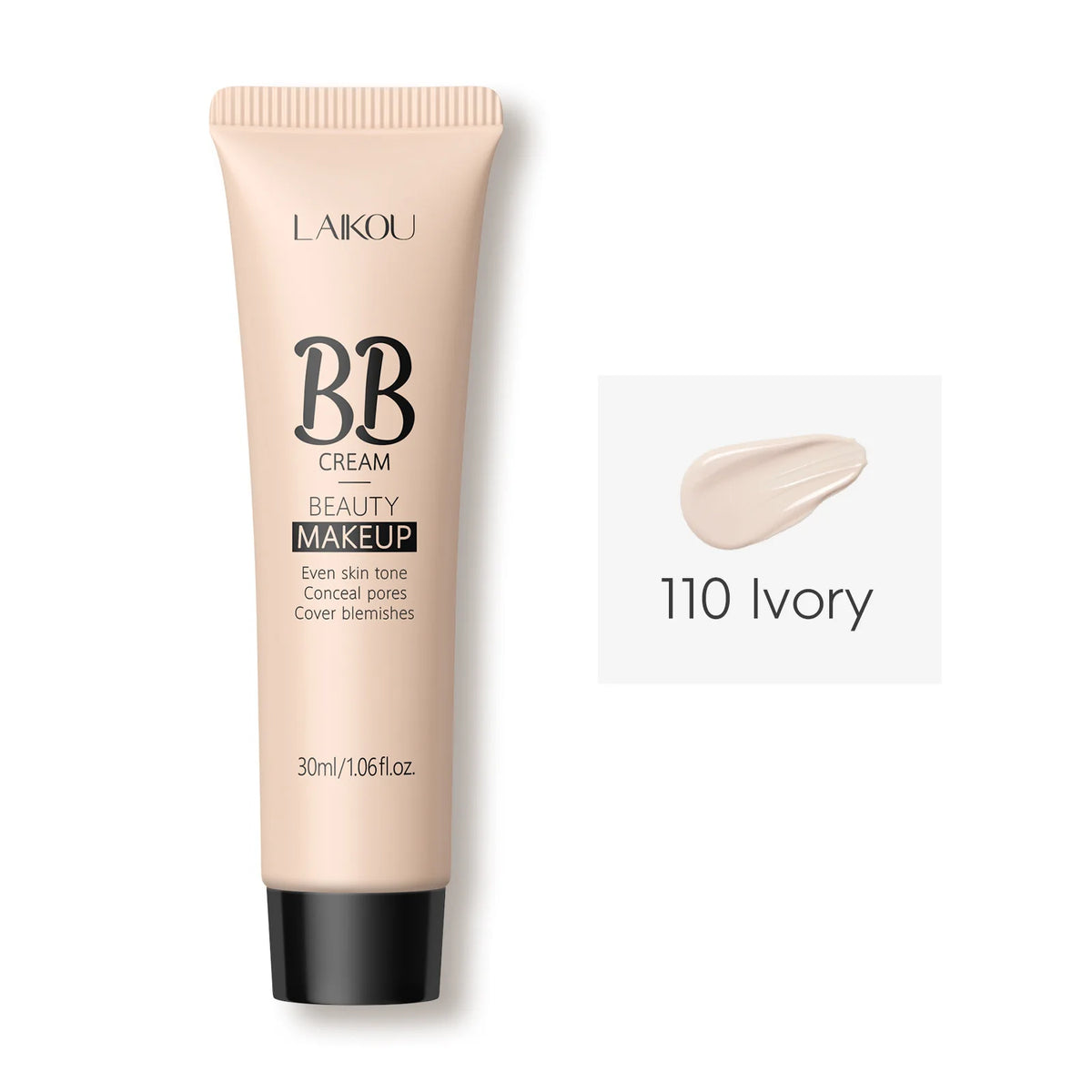 Natural Finish Foundation Cream 30ml Lightweight BB Cover Dark Circles Pores Oil Free Long Lasting Makeup Base - AliExpress 66