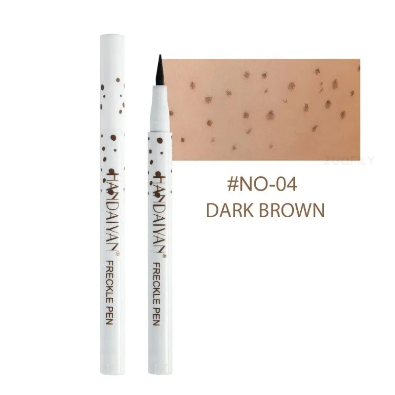 1PC Natural Freckle Pen Fast Drying Waterproof Lifelike Fake Freckles Pen Lasting Non-fading Dot Spot Pen Woman Makeup Cosmetics