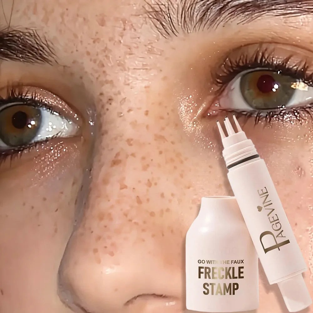 Facial Freckle Stamp Pencil,Natural Makeup for Freckles,Dark Spots, Moles,Waterproof,not easy to fade Concealer,Feminine Contour
