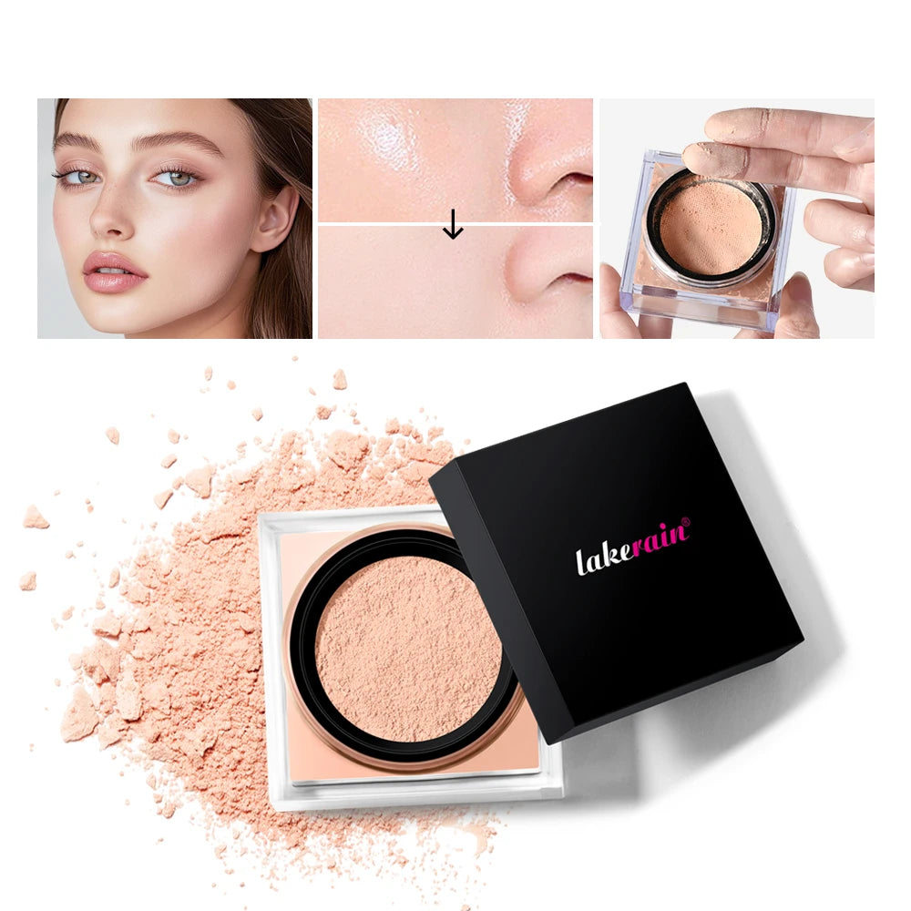 Loose Baking&Setting Powder and Puff Long Lasting Waterproof Oil Control Matte Setting Powder Natural Brightening Face Cosmetics - AliExpress 66