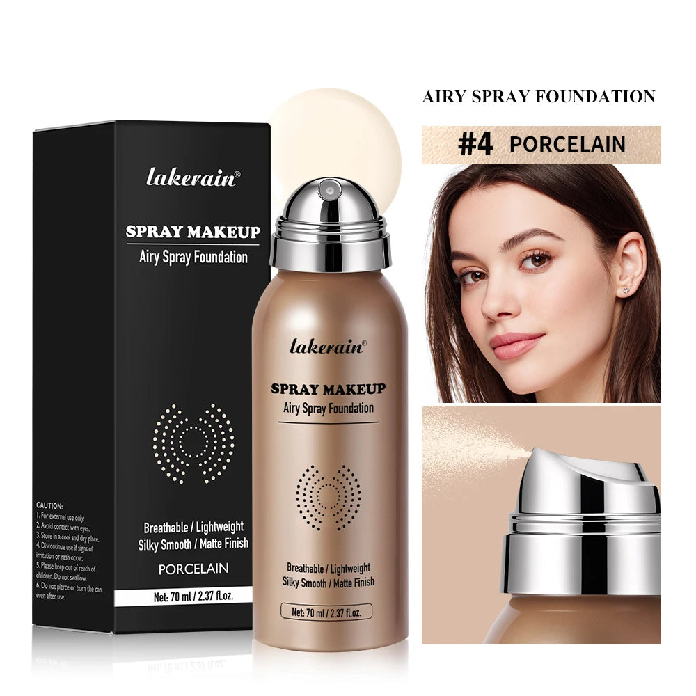 Foundation Spray Waterproof Magic AirbrushSilky Mist Lightweight Long Lasting Oil Control Higt Cover Matte Makeup Base Cosmetics - AliExpress 66