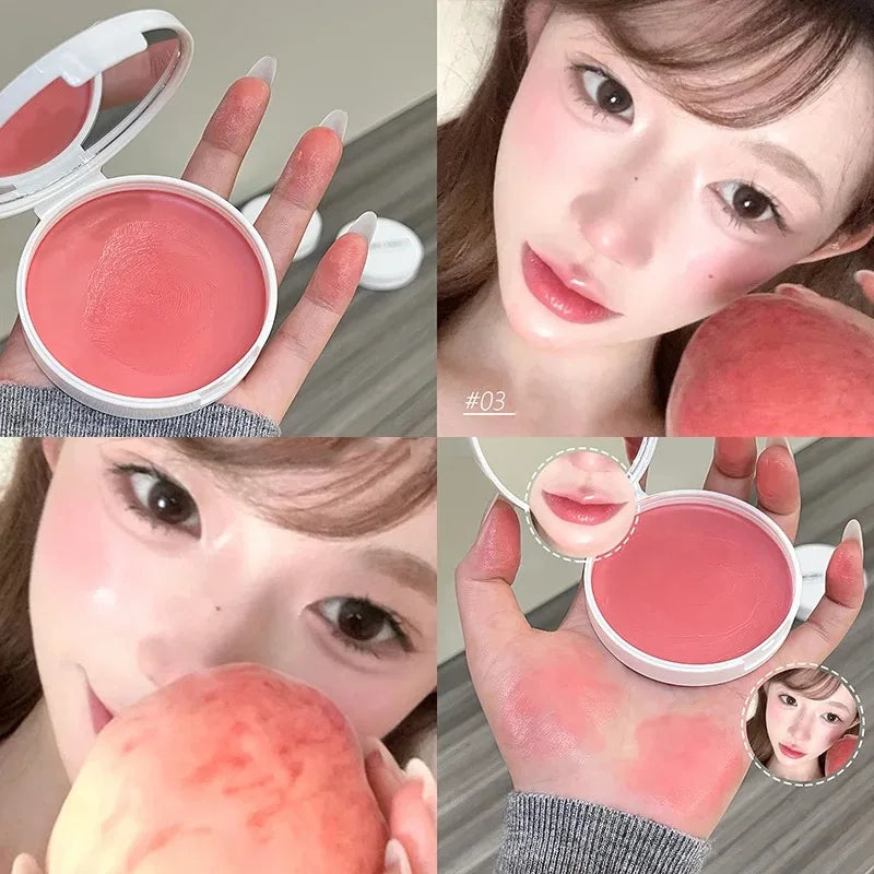 Mousse Lip and Cheek Balm Red Brown Korean Style Matte Blush & Lip Tint Cream High Pigment Moisturizing Lasting Blusher Makeup - AliExpress 66