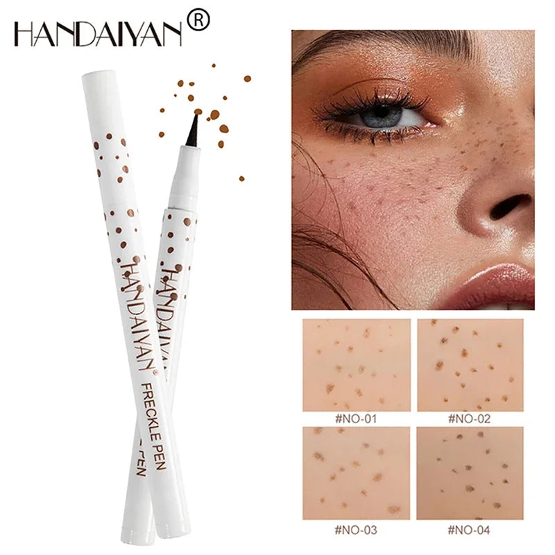 1PC Natural Freckle Pen Fast Drying Waterproof Lifelike Fake Freckles Pen Lasting Non-fading Dot Spot Pen Woman Makeup Cosmetics