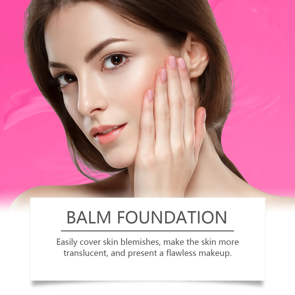 Zephoco Balm Foundation 4 Color Long Lasting Oil Control Age-Defying Matte BB Cream Foundation High Coverage Makeup Products 20g - AliExpress 66