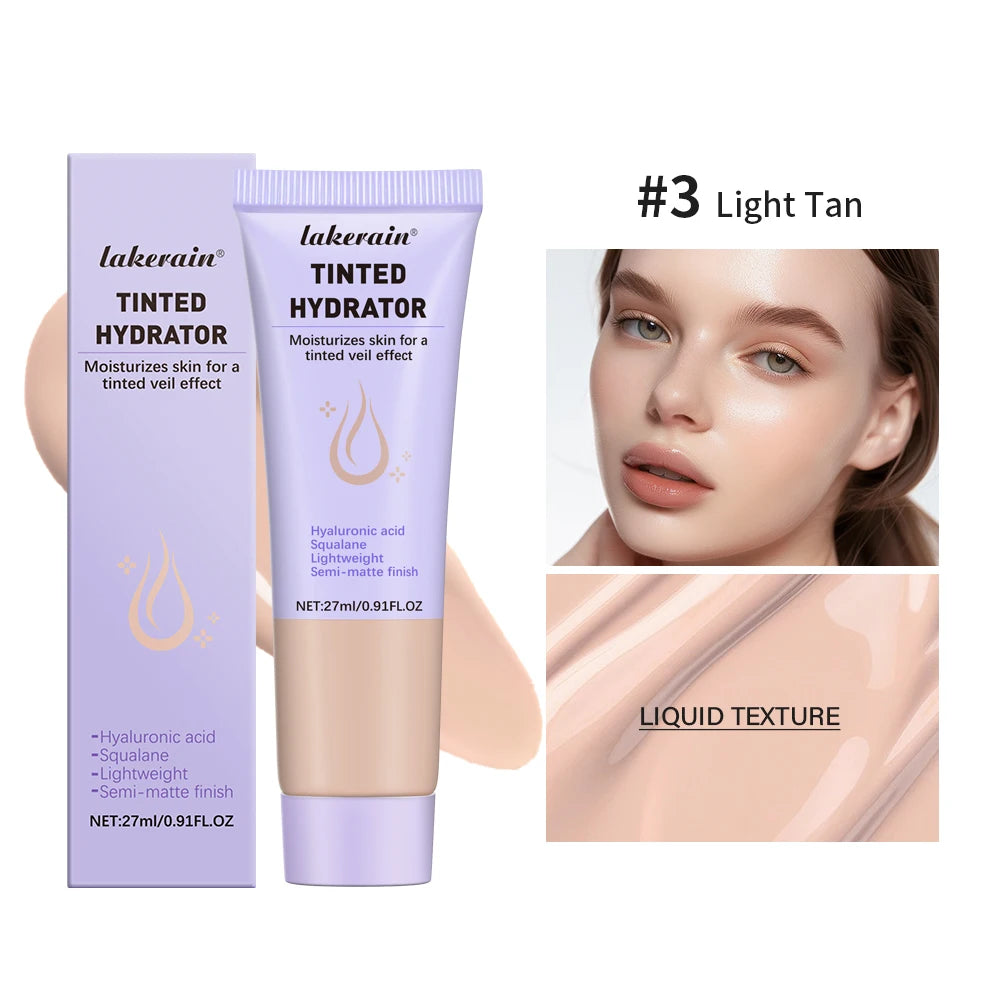 High Coverage CC cream Foundation Tinted Hydrator Matte Finish Light Oil-Free Moisturizing Makeup Hyaluronic Acid Sheer - AliExpress 66